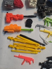 90s GI JOE Accessories Backpak Wepons Launchers Missles