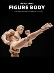 GWToys 1:12 G001 Super Strong Muscular 6″ Action Figure Body Male Flexible Doll