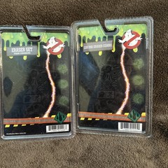 Ghostbusters 4 Piece Eraser Set New Sealed and Slimer Stay Puft Ecto 1 GB Combo