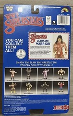 WWE LJN MATTEL SUPERSTARS ULTIMATE WARRIOR 8″ ACTION FIGURE BLUE CARD SHIPS NOW