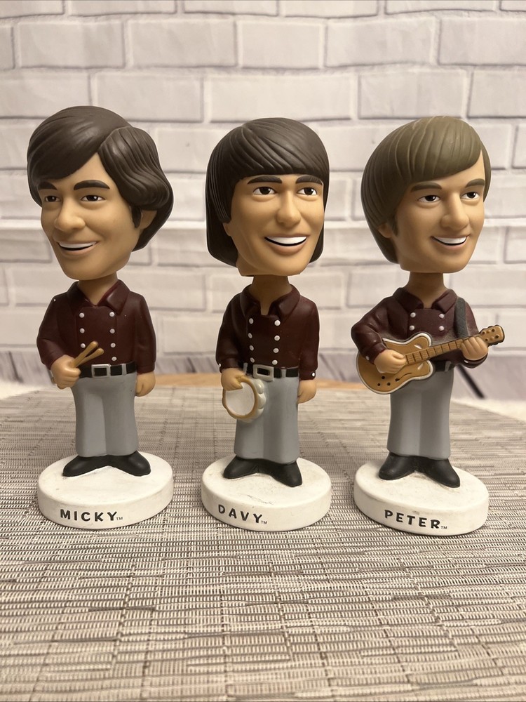 FUNKO THE MONKEES Micky, David & Peter Limited Edition Exclusive Wacky Wobbler