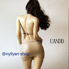 UANDD 1/6 No Finger Bone Seamless Thin Waist Body 12″ Female Figure For OB Head