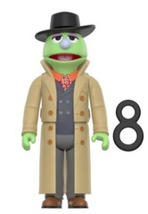 NEW Super7 Sesame Street LEFTY THE SALESMAN w/ #8 – 3.75-Inch ReAction Figure