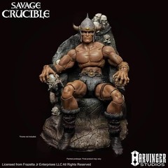 Harvinger Studios Savage Crucible Frazetta’s Warrior With Ball&Chain