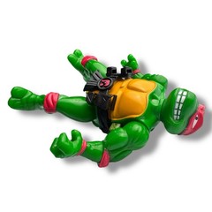 Vintage 1989 TMNT Wacky Action Breakfightin’ Raphael Action Figure
