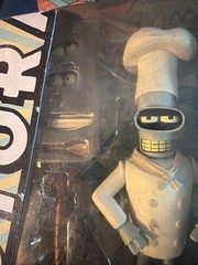 Futurama Toynami Figure Chef Bender Complete Wow!!! Roberto Build A Bot BAF