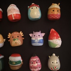Squishmallows Squish-a-Longs 23 Christmas 2025 Advent Mini Lip Smacker w/ 1 Ring