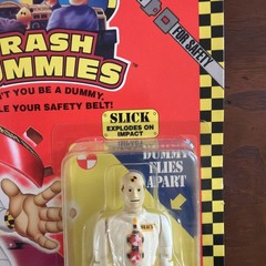 SEALED Crash Test Dummies Bendable Figure SLICK Tyco 1991 New Vintage MOC