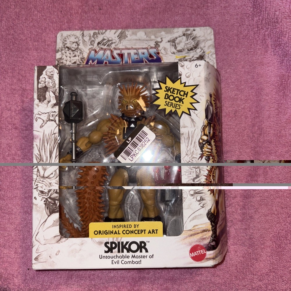 Masters of the Universe Origins Sketchbook Series Concept Art Spikor Figure NIB