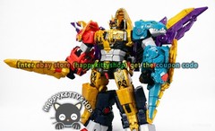 Miniforce Dinoid Warrior 11″ Dino Emperor Figure 5in1 Transformer Combiner Robot