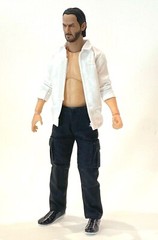 SU-CGS-BLK: 1/12 Slim Black Cargo Pants for Mezco Nota Nota ML Slim Body