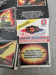 GI Joe BRAZIL Estrela Comandos EM ACAO Advertising Leaflet/Folder!