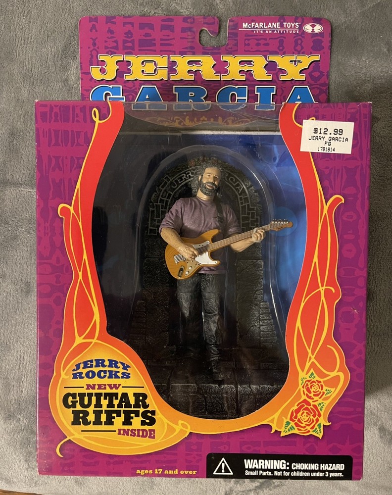 Jerry Garcia Grateful Dead McFarlane Toys Super Stage Figure Deluxe Box Edition