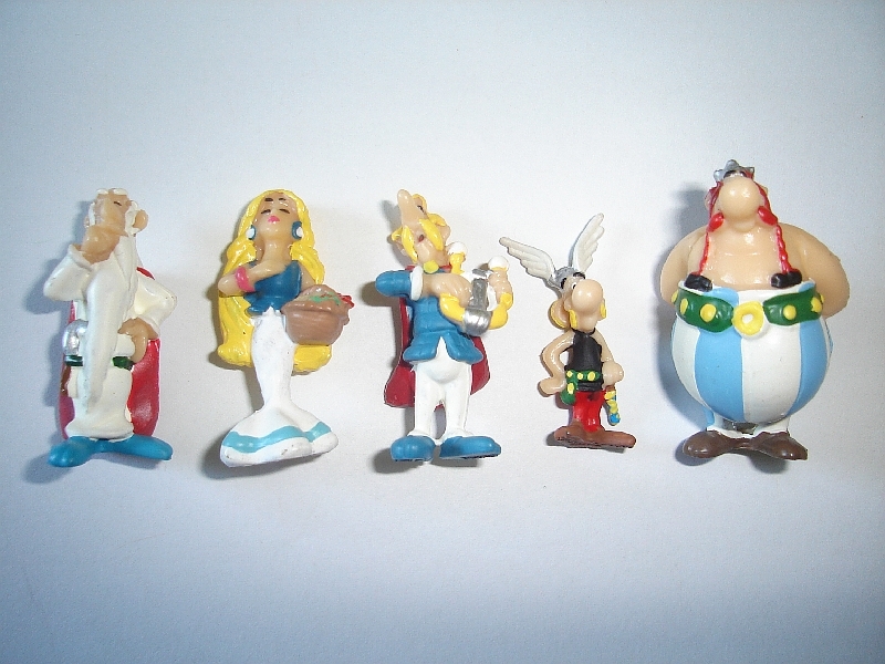 ASTERIX & OBELIX FIGURINES SET PLASTOY ITALY – FIGURES COLLECTIBLES MINIATURES
