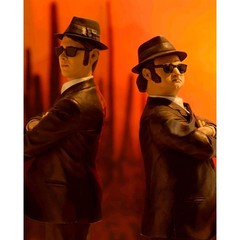 The Blues Brothers Jake and Elwood 7-Inch Figure Set