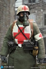 New DID D80183 1/6 WWII German WH Medic Officer Candidate Unterazt Gröger stock