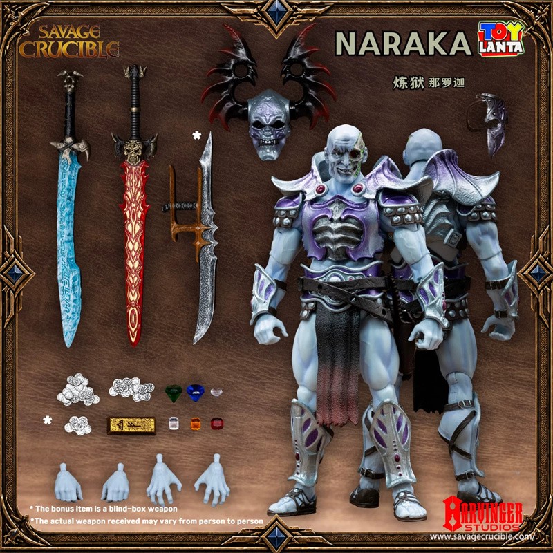 Harvinger Studio 1/12 Savage Crucible Naraka Action Figure Model Toy IN STOCK