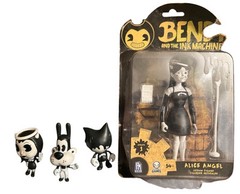Meatly Games Bendy And The Ink Machine Lot Of 4 Collectable Figures