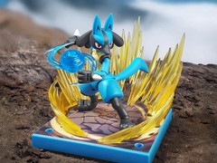 BLOKEES POKEMON CLASSIC VERSION-L NO. 0448 LUCARIO MODEL KIT ENGLISH PACK