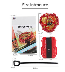 TopGyro X BX-23 Phoenix Wing Bey Battle Top w/ Launcher Spinning Toy Set