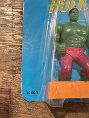 1975 MEGO Comic Action Heroes THE INCREDIBLE HULK 3.75″ Rare 1st Issue Card