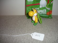 2″ YELLOW YOSHI BackPack Buddies Clip Keychain Super Mario