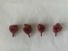 Marvel Legends Deadpool Madcap Alternate Head Fists Weapons Lot NO BOX