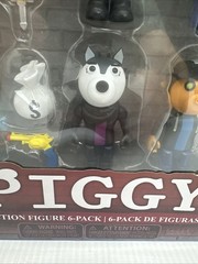 Piggy Action Figure 6 Pack Series 2 Exclusive MiniToon Figure Includes DLC. {Q}