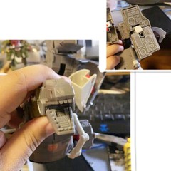 For SS86 MP08 Grimlock Transparent Neck Arm Tooth Sole Filler Sword Upgrade Kits