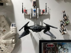 Starship Wall Mount for Star Wars Kylo Ren’s TIE Silencer (2016) The Last Jedi