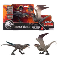 Jurassic World Ultimate Damage Rebirth Mutadon Destruction Action Figure 2 Pack