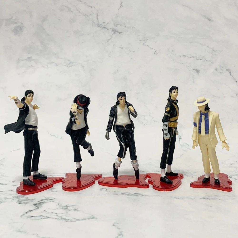Michael Jackson PVC Action Figure Set 5pcs Collectible Model Toys 11cm Gift