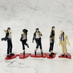 Michael Jackson PVC Action Figure Set 5pcs Collectible Model Toys 11cm Gift