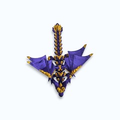 Qty 2 Crystal Wolf Dragon Toys 10″ Articulated 3D Fantasy Fidget Desk Pets