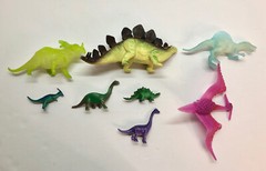 Dinosaurs Lot Of 20 Various Figures, Sizes & Colors – Varies From 5” To 1” -READ