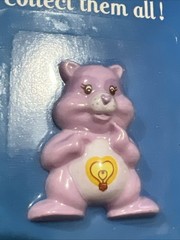 Bright Heart Raccoon Care Bear Cousins Fridge Magnet #55041 American Greet 1985