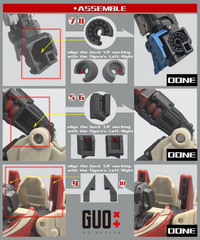 GO BETTER 3D DIY Filler Upgrade Kit For Studio Series One Starscream US