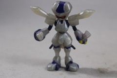 Medabots Silver ROKUSHO Robot 2.5” Figure Toy 2001 Hasbro Takara