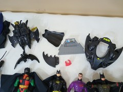 Vtg 1990-93 Kenner BATMAN RETURNS Action Figure Lot of 10 Bruce Wayne & Catwoman