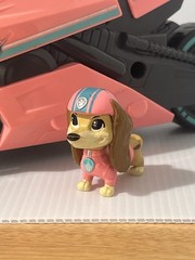 Paw Patrol Liberty Figure Mighty Movie Vehicle Motorcycle Pink Bike Car Toy