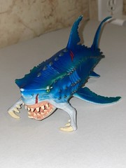 Schleich Eldrador Creatures Monster Fish Shark Rare Water World Moving Jaw 7″