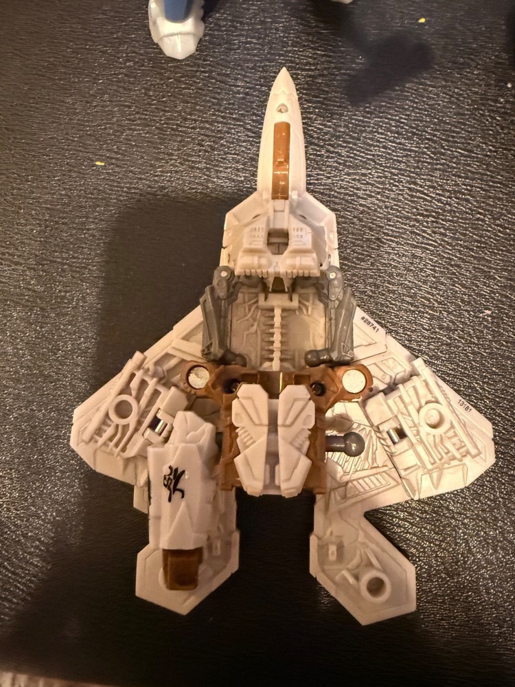 Transformers Deluxe Starscream Figure Dark Of The Moon F-22 Raptor Incomplete