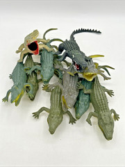 Crocodile / Alligator Plastic Animal Toy Figure Lot Of 11