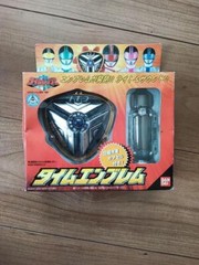 Power Rangers Mirai Sentai Timeranger Time Emblem Figure Set Japan Free Shipping