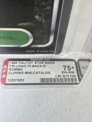 Vintage STAR WARS ROTJ Tri Logo ROMBA Ewok Unpunched CLIPPER CATALOG 🔥 AFA 75+