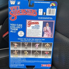 LJN WWE Superstars Series 2 Jesse The Body Ventura Blue Card Variant By Mattel