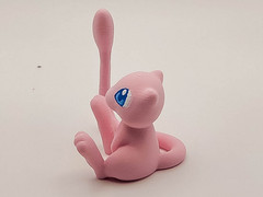 Mythical Creature Mini Figure, 3D Printed Pink Figurine, Retro Gaming Desk Decor