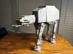 BUNDLE: Star Wars AT-AT Walker Model with Rebel Snowspeeder and tow cable!