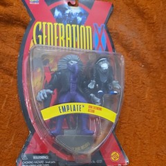 Toy Biz Marvel Generation X Emplate Action Figure 1995 Plastic Purple Black Gray
