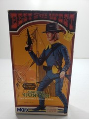 Vintage Marx Best Of The West General Custer Figure w/ Box Accessories